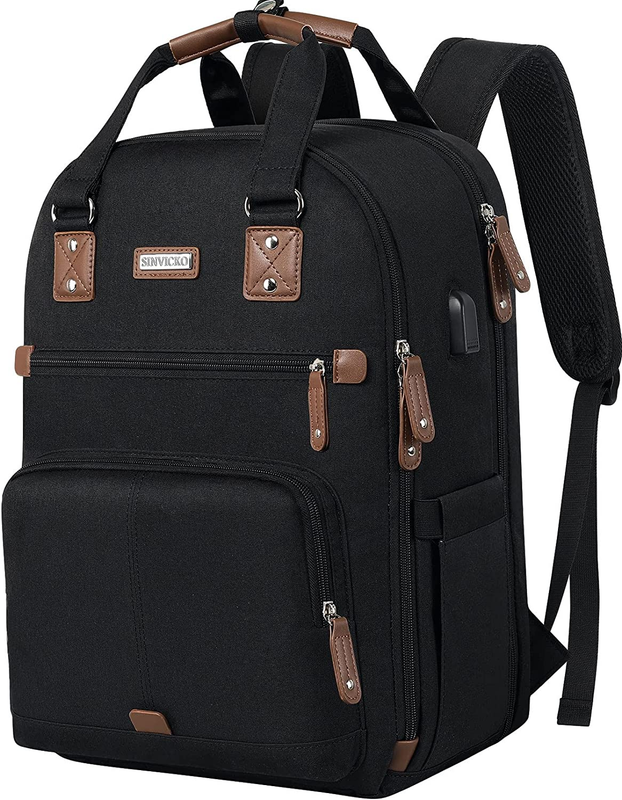 For Women Men,large Capacity 15.6 Inch Computer Work Bag With Us