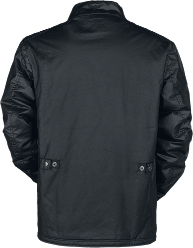Black Premium by EMP Schwarze Übergangsjacke mit Klappentaschen Männer