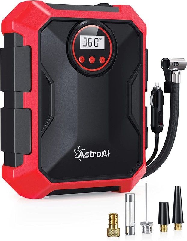 Tire Inflator Air Compressor 12V DC Portable Car Accessories Tire Pump 100PSI