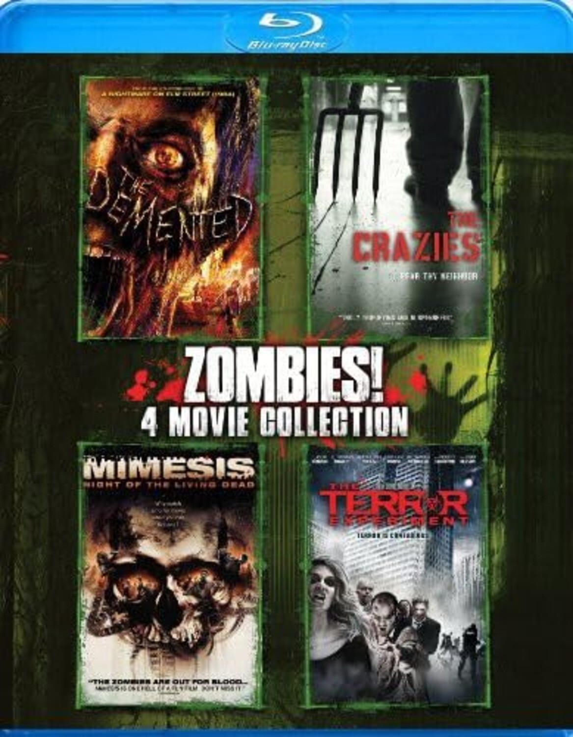 Zombies! 4-Pack (Blu-ray) Demented/Crazies/Mimesis Living