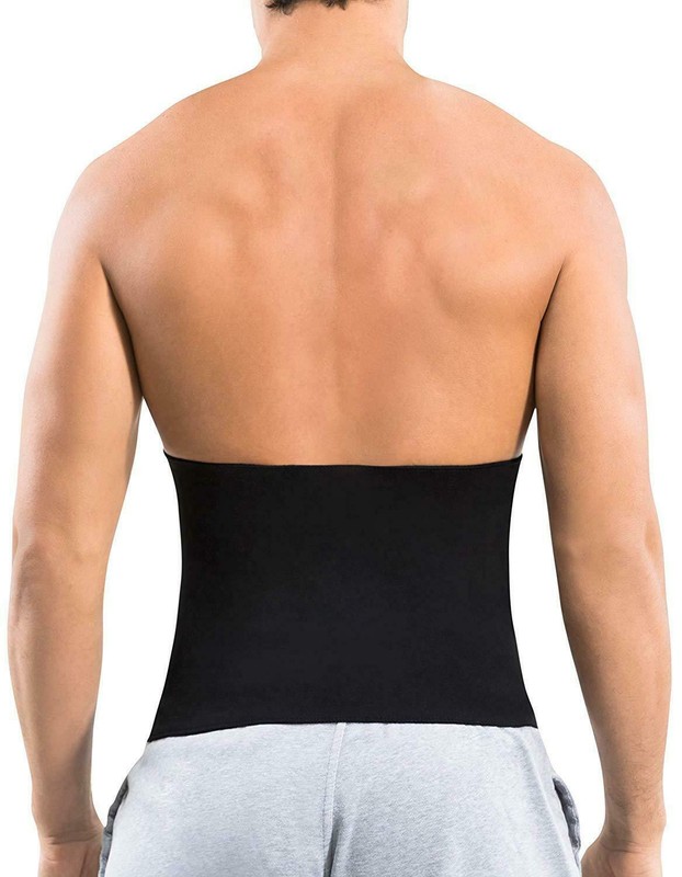 Men Workout Waist Trimmer Trainer Sweat Belt Stomach Wrap Weight Loss Shapewear
