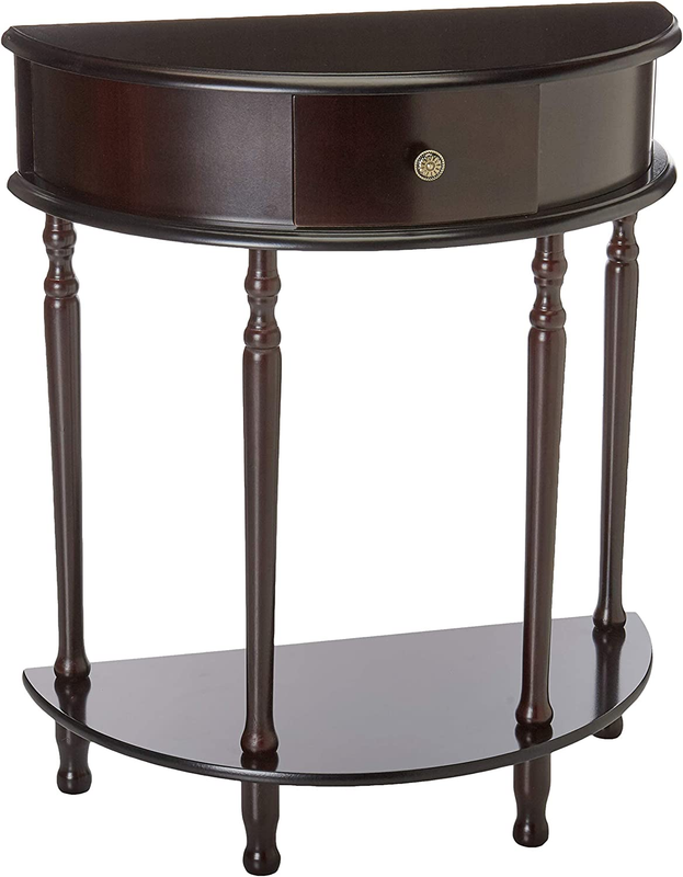 Frenchi Home Furnishing End Table/Side Table, Espresso Finish