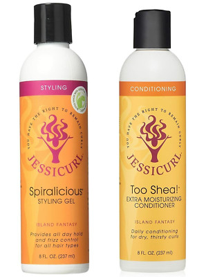 Jessicurl, Spiralicious Styling Gel & Too Shea! Extra Moisturizing Conditioner