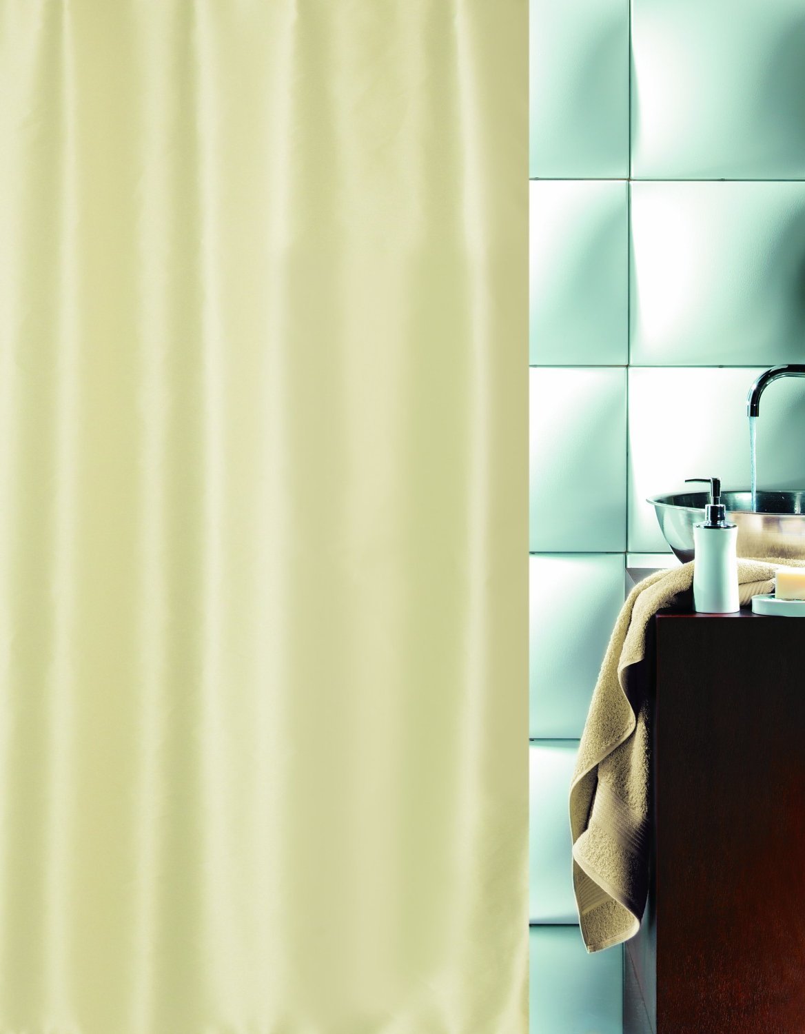 Spirella Textile Shower Curtain Showercurtain