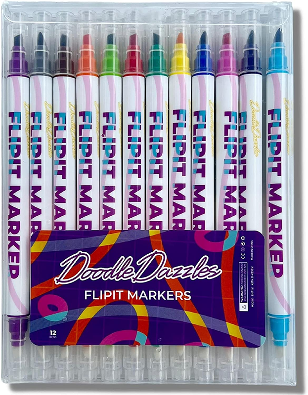 - Double-sided Color-changing Magic Markers - Art Supplies, 