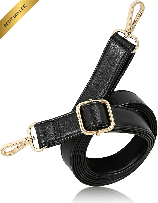 Leather Shoulder Strap Replacement - 33-59 Inch Adjustable Crossbody Purse Strap