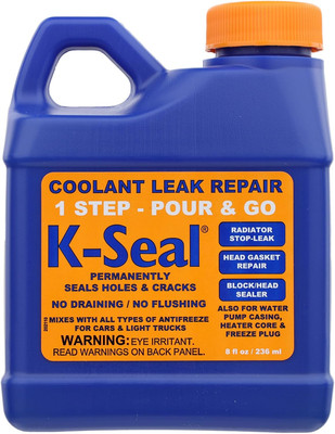 K-Seal ST5501 Multi-Purpose One Step Permanent Coolant Leak Repair, 8oz, Pour No