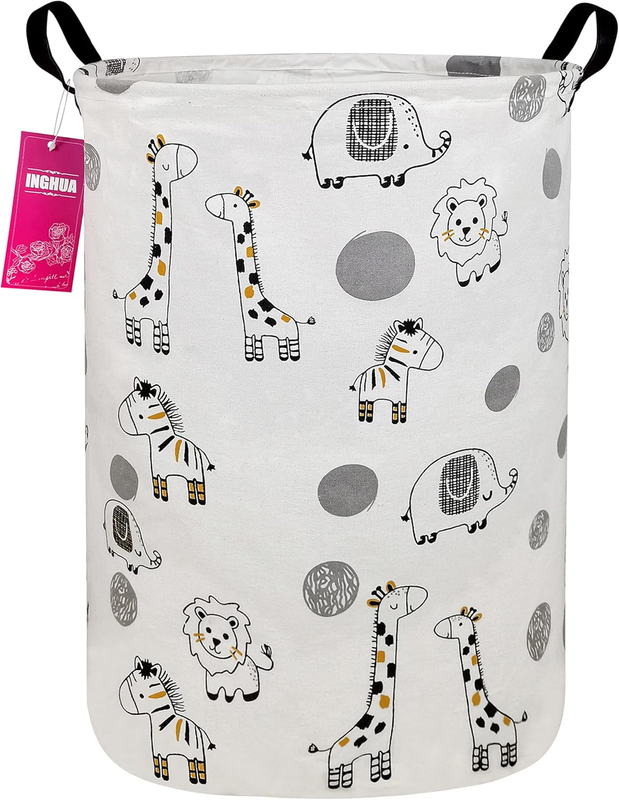 Laundry Hamper Large Canvas Fabric Lightweight Storage Basket/Toy Organizer/Dirt