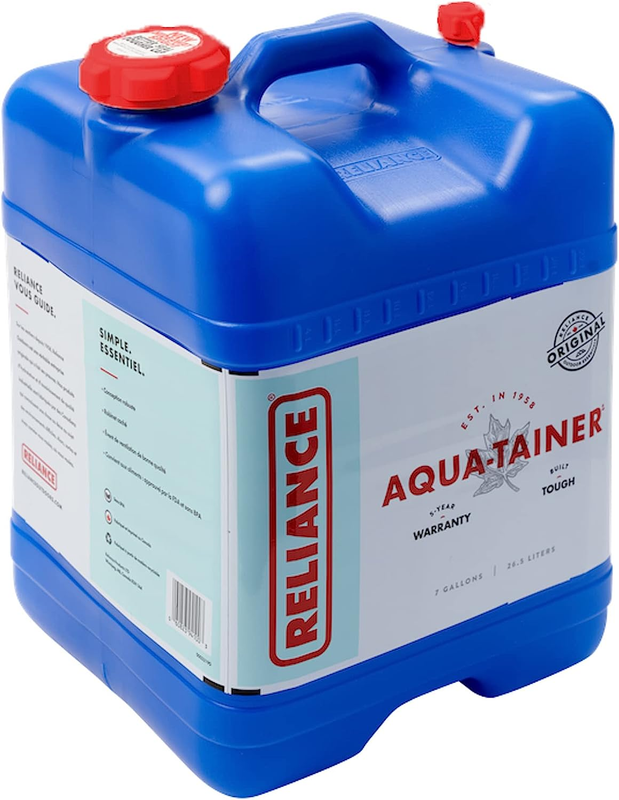 Reliance Products Aqua-Tainer 7 Gallon Rigid Water Container, ...