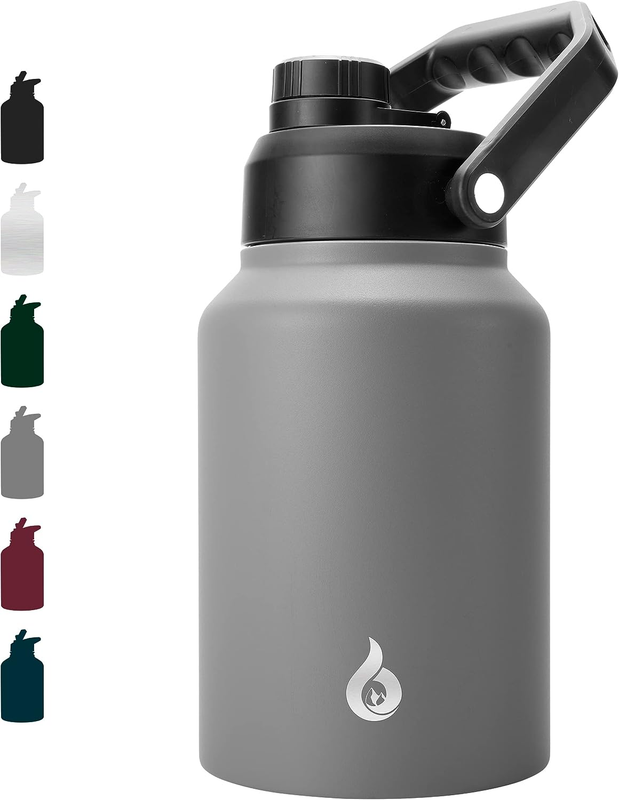 , Dishwasher Safe Half Gallon Water Bottle With Ergon