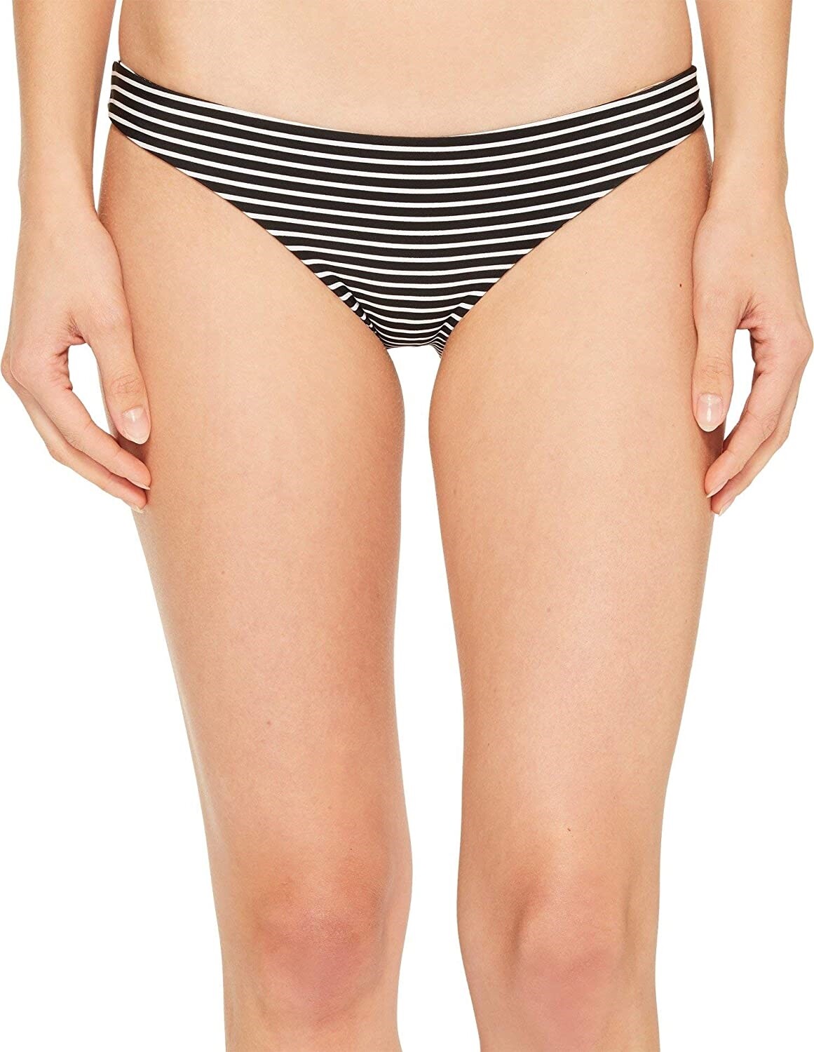 Mikoh Women's 245453 Zuma Classic Stripe Bikini Bottom Swimwear Size L