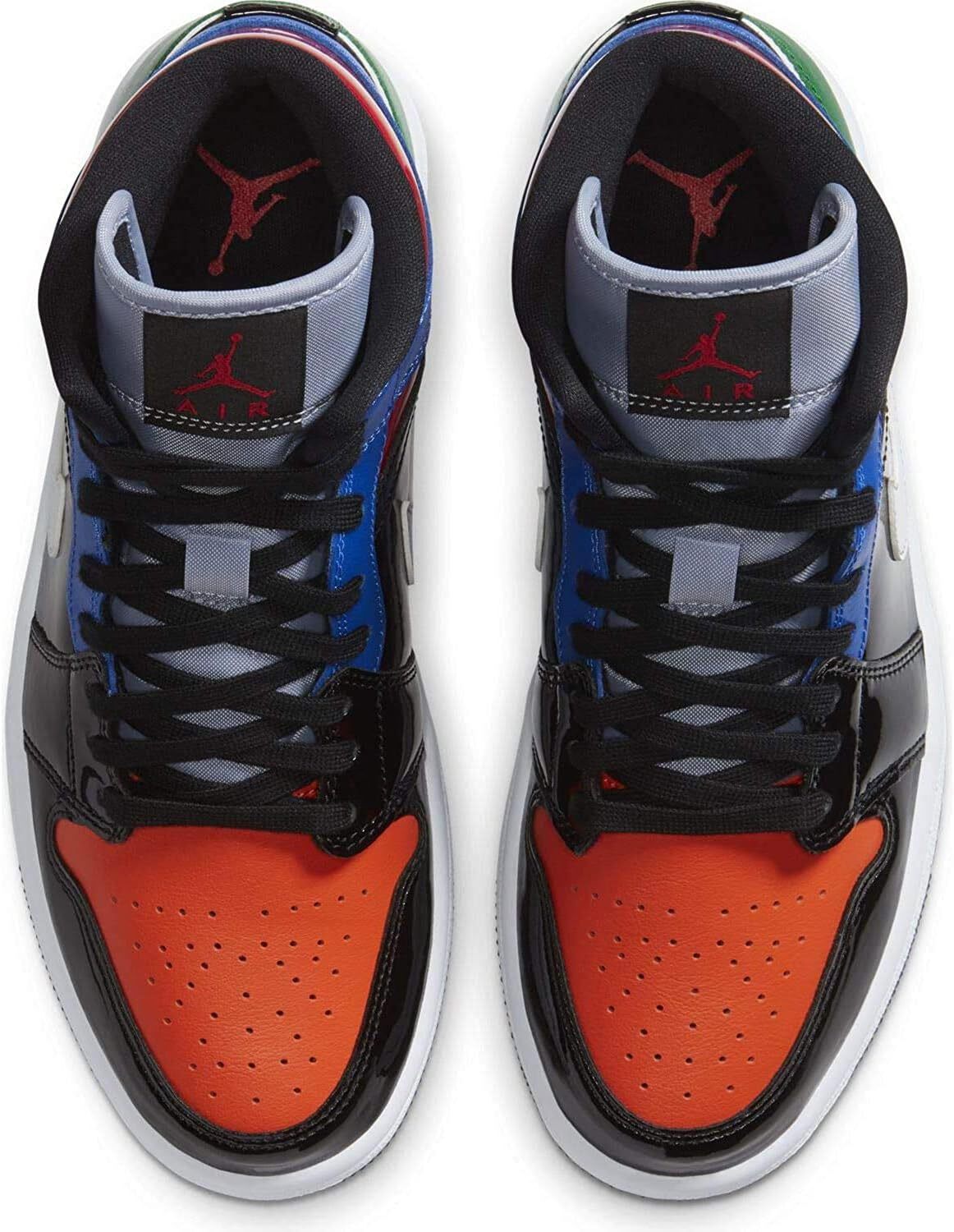 Pre-owned Jordan Nike Wmns Air  1 Mid Se Multi Patent Cv5276-001 Women's Size In Multicolor