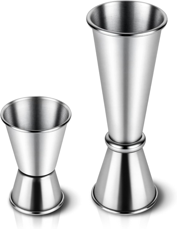 2-Pack Cocktail Jiggers Set, Japanese Premium 304 Stainless Steel