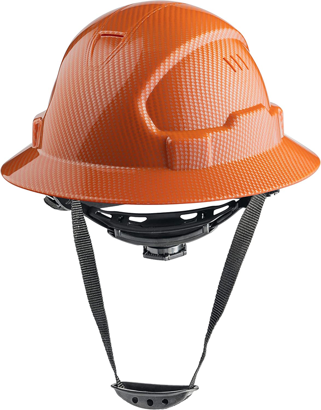 Hard Hat Construction OSHA Approved Vented Full Brim Safety 