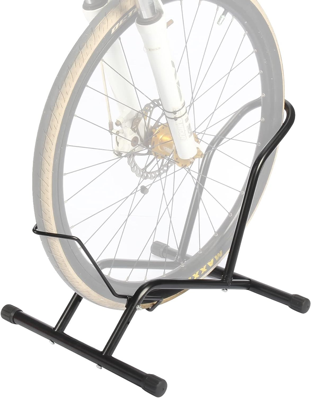 Bicycle Floor Stand, Steel Bike Parking Rack Fits 16"-29" Bikes, Cycling Storage