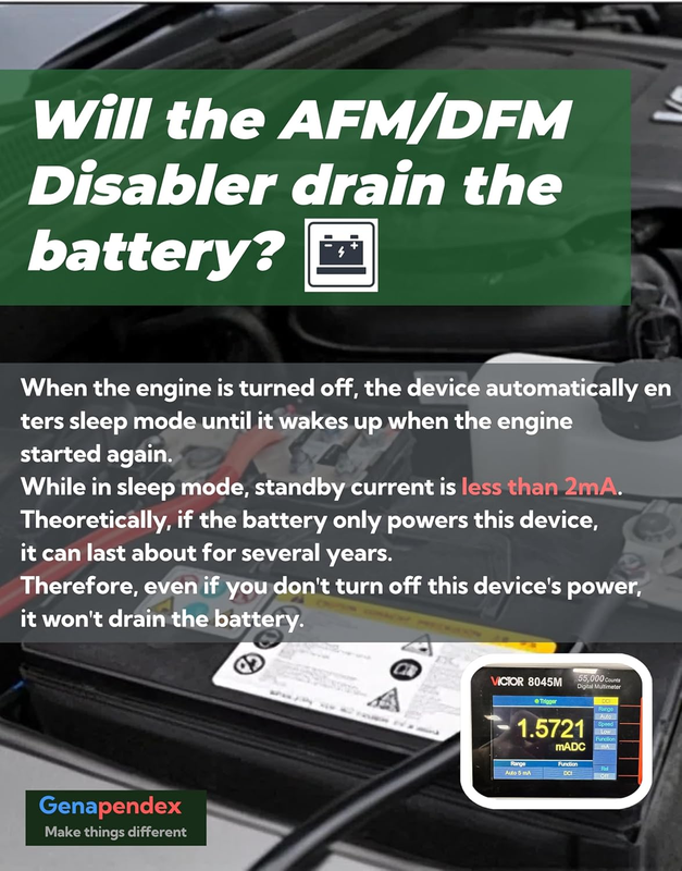 AFM/DFM Disabler for 2007-2022 Silverado 1500 Sierra 1500 5.3L 6.2L Engines - Ac