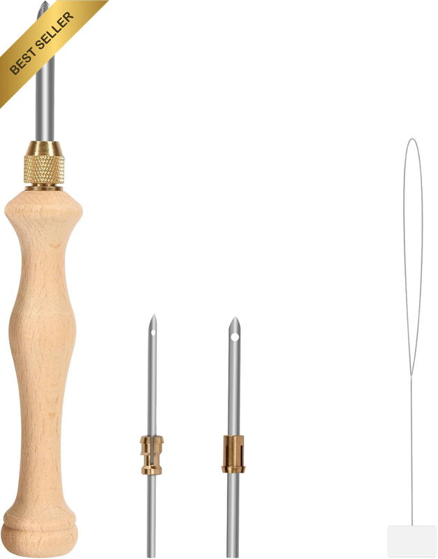 Punch Needle, Wooden Punch Needle Tool, Adjustable Embroidery Punch Needle Tool