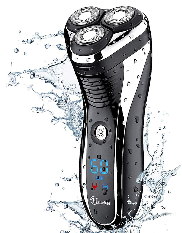 Hatteker Electric Shaver Razor Beard Trimmer for Men Pop-Trimmer Waterproof