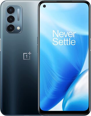 OnePlus - Nord N200 DE2117 5G Smartphone 64GB  Blue Quantum For T-Mobile Only