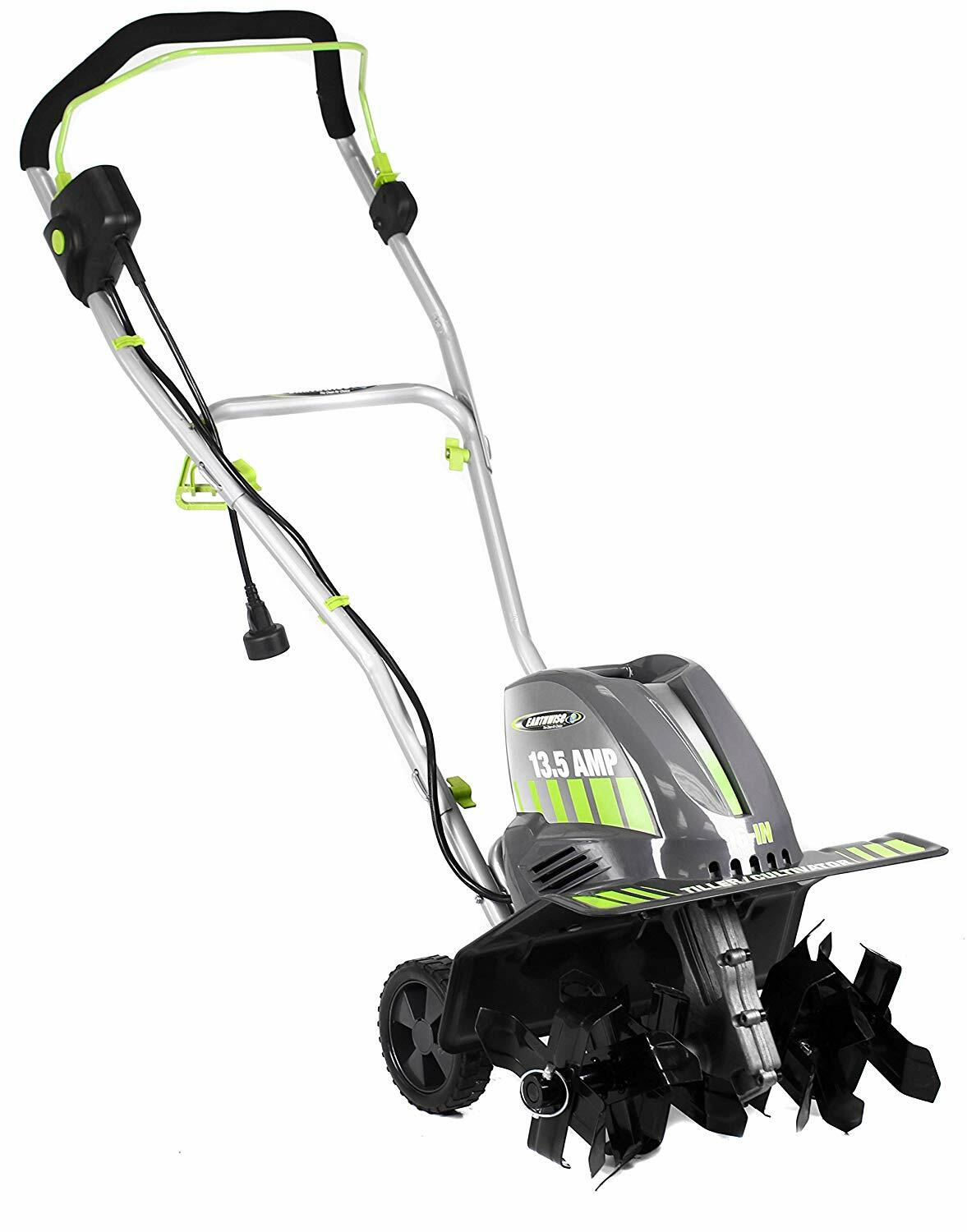 Earthwise TC70016 16-Inch 13.5 Amp Corded Electric Tiller/Cultivator, Grey