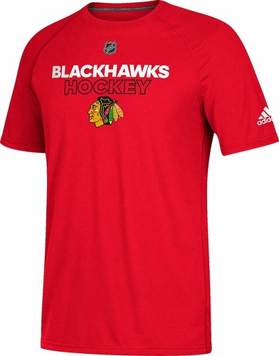 Мужская футболка Adidas Chicago Blackhawks Ice Ultimate Performance, красная
