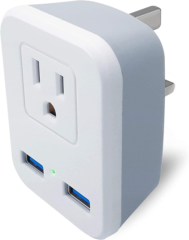 , Type G Travel Adapter For Us To London England Sc