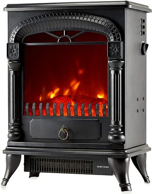 Stove Heater With Log Wood Burner Effect
