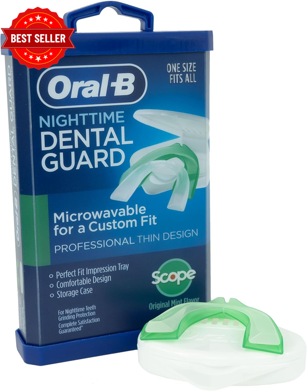 Nighttime Dental Guard, Less than 3-Minutes for Custom Teeth Grinding Protection