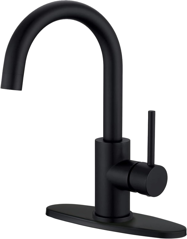 Modern Single Handle Wet Bar Sink Faucet,Single Hole Bathroom Kitchen Faucet,Rv
