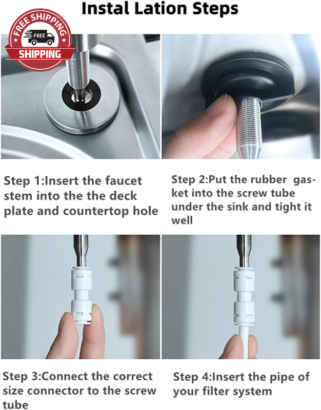 Drinking Water Faucet for Kitchen,100% Lead-Free Reverse Osmosis Faucet,Stainles