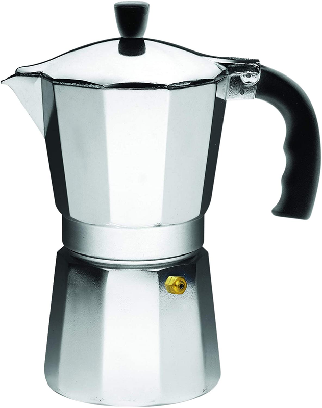 Percolator Pot Aluminum Steel 6-cup Server