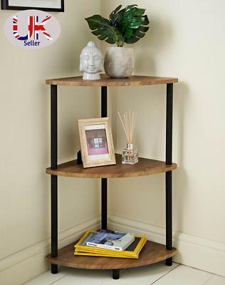 Free standing clearance corner shelves