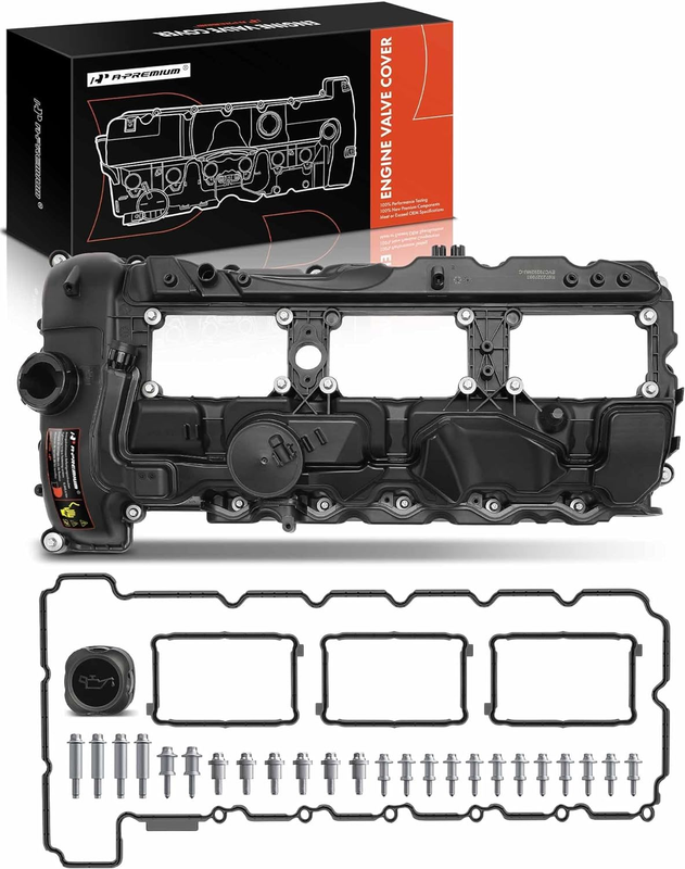 N55 Engine Valve Cover Kit Gasket Bolt Oil Cap for 2011-2019 BMW 328i 335i 435i