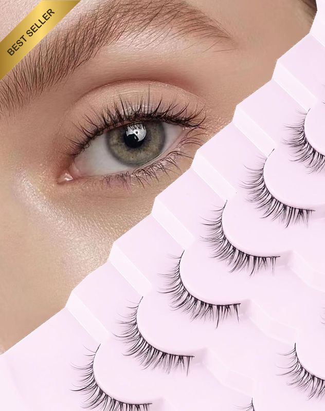 Short Eyelashes Wispy Lashes Natural Look Soft False Eyelashes False Eye Lash Sm