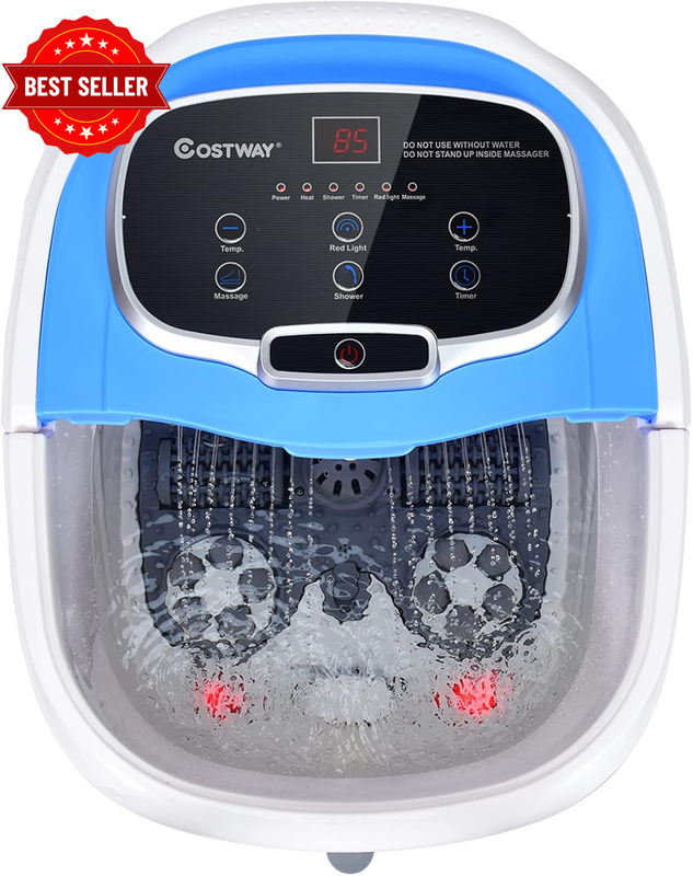 Foot Spa Bath Massager, Multifunctional Electric Foot Baths Machine with Motoriz
