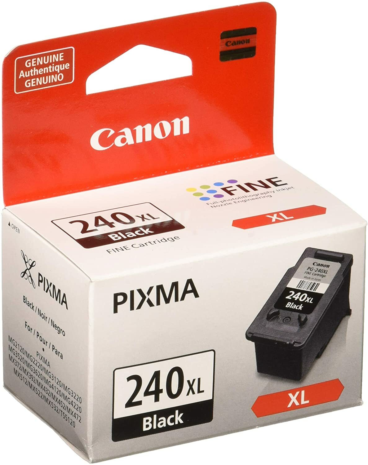 Canon PG-240XL Cartouche d'encre haute capacité Noir