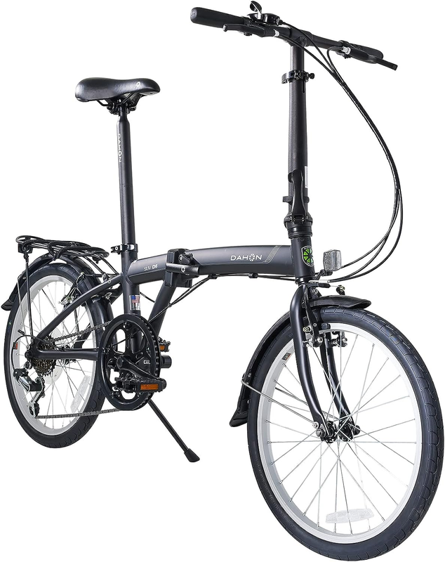 Dahon SUV D6 Folding Bike, Lightweight Aluminum Frame; 6-Speed Gears; 20&rdquo; Foldab