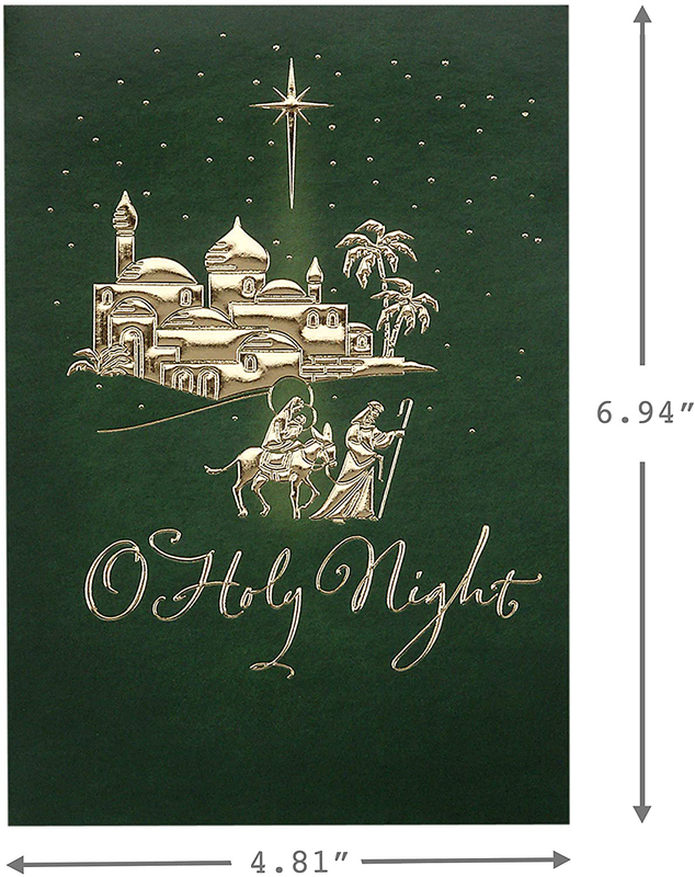  Boxed Christmas Cards Assortment, Elegant Icons (4 Designs, 24 Cards with 