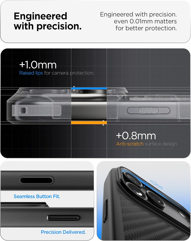 Case for iPhone 17 Pro Max Case, Enzo Aramid T Designed for Apple iPhone 17 Pro