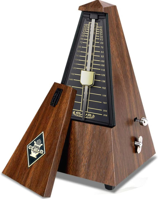 Metronome - Mechanical for Musicians with Free Bag (Teak)