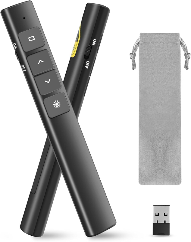 Presentation Clicker, Hyperlink Volume Control Wireless Presenter Remote Control