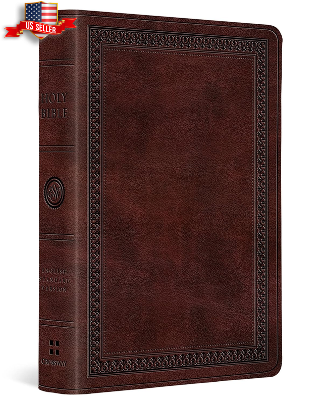 ESV Value Large Print Compact Bible (English) Leather Book