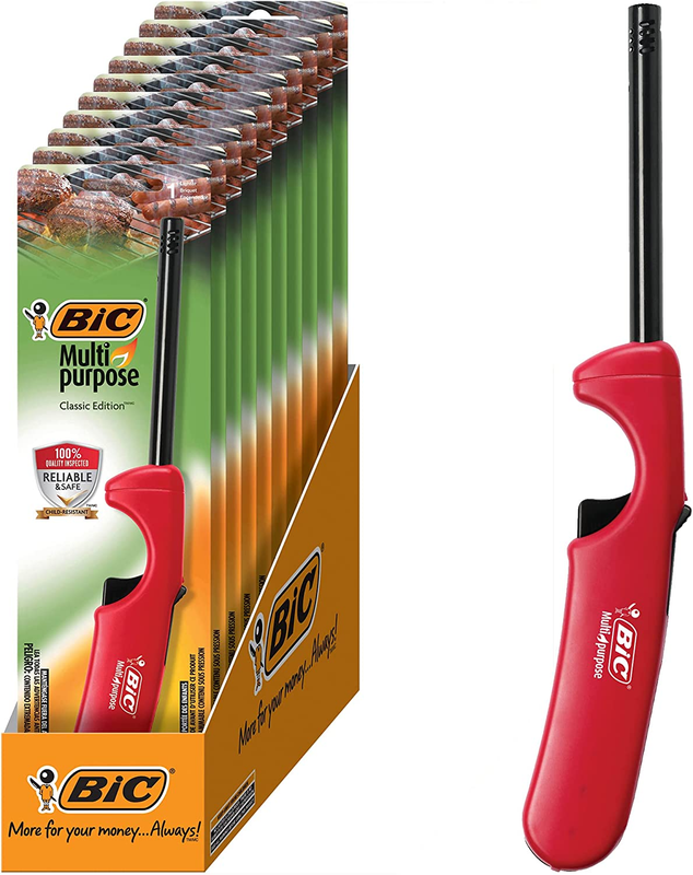 Classic Long Neck Metal Wand Multi Purpose Quick Light Set
