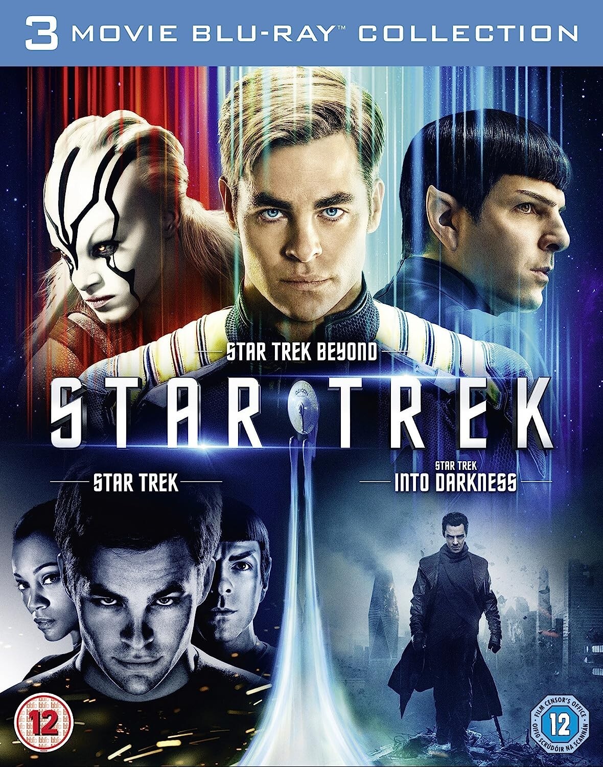 STAR TREK TRILOGY PART 1 2 3 Movie Blu Ray Film Collection Into Darkness Beyond eBay