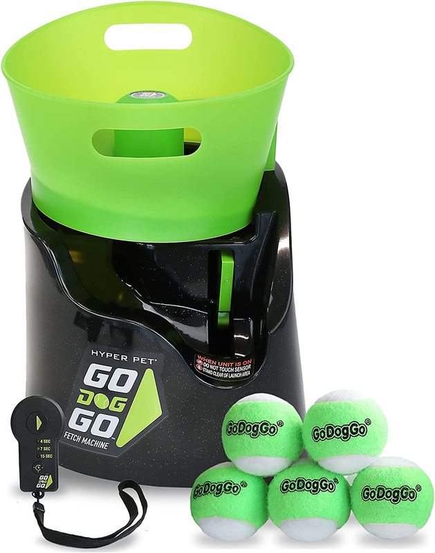 Godoggo Fetch Machine Dog Ball Launcher & Automatic Ball Launcher for Dogs with