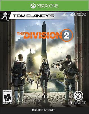 Tom Clancy's The Division 2: Xbox One - SEALED BRAND NEW AND FREE SHIPPING!!