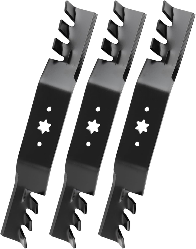 3-Pack Mulching Blades 942-04053C for Cub Cadet RZT-50 LTX-1050 Troy Bilt