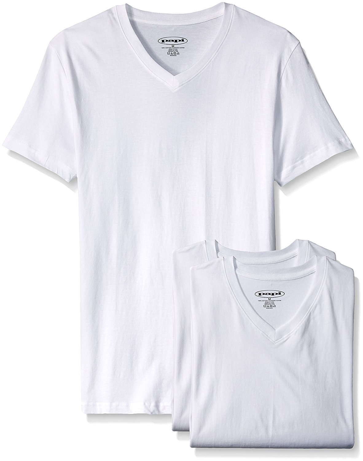 【最終値下げ】NVRFGT V NECK POLO SHIRT Papi Men's 3-Pack Fitted V-Neck T-Shirt - 559104 | eBay