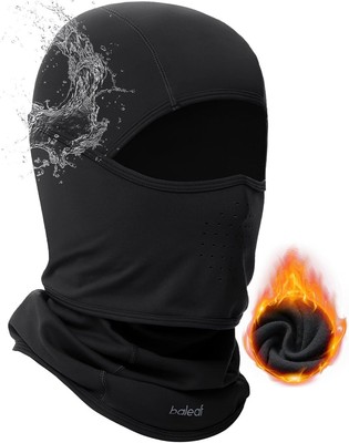 BALEAF Balaclava Ski Mask Winter Water Resistant Face for Men Black 