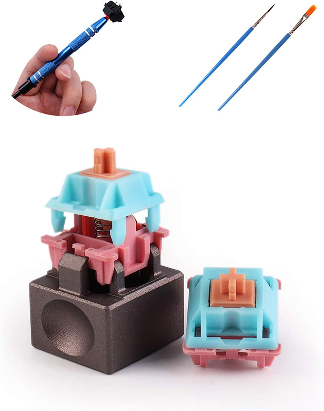 Metal Switch Opener Lubrication Kit Mechanical Keyboard Keycaps Aluminum Alloy O